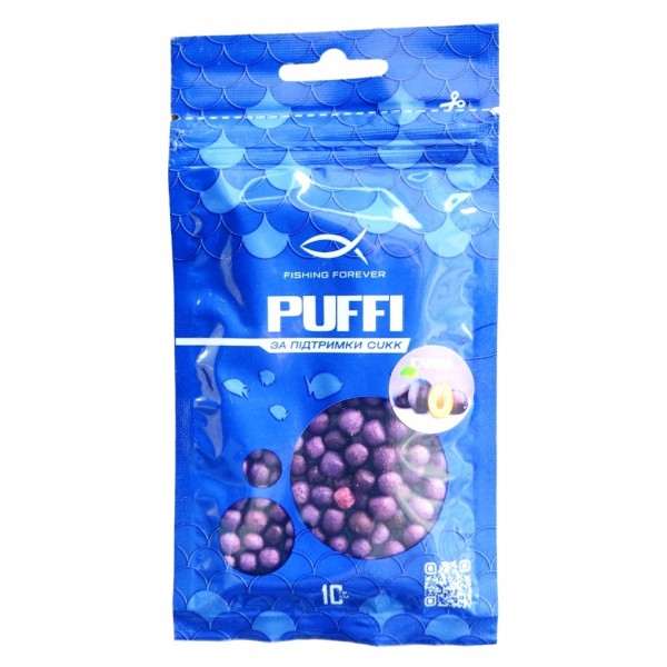Воздушное тесто наживка, Puffi, Fishing Forever, Мини, 10г, вкус Слива